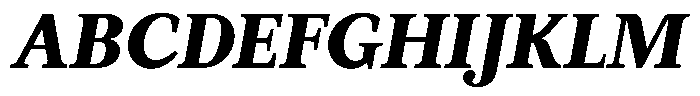 BT Circuit Black Italic 10 Font UPPERCASE