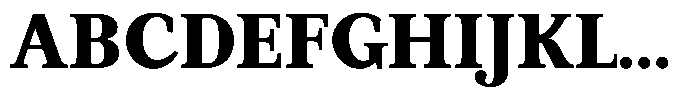 BT Circuit Black Font UPPERCASE