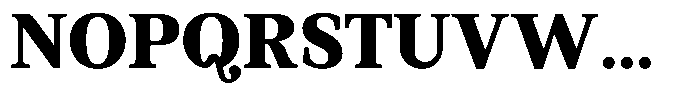 BT Circuit Black Font UPPERCASE