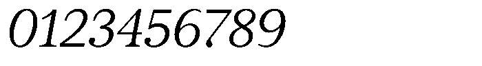 BT Circuit Light Italic 10 Font OTHER CHARS