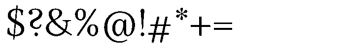 BT Circuit Light Font OTHER CHARS