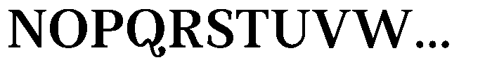 BT Circuit Medium Font UPPERCASE