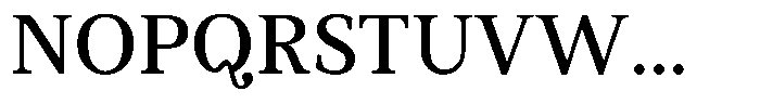 BT Circuit Regular Font UPPERCASE