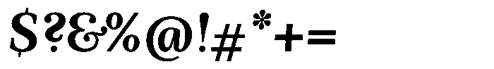 BT Circuit Semi Bold Italic 3 Font OTHER CHARS