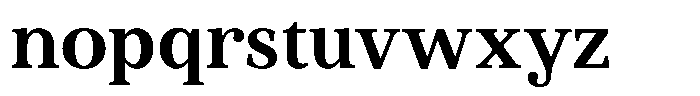 BT Circuit Semi Bold Font LOWERCASE