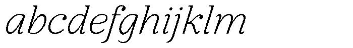 BT Circuit Thin Italic 17 FONT