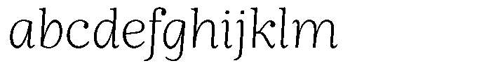 BT Circuit Thin Italic 3 FONT