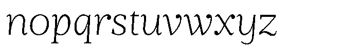 BT Circuit Thin Italic 3 Font LOWERCASE