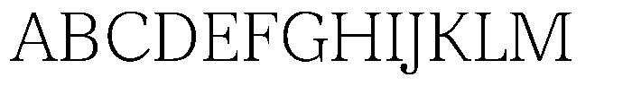 BT Circuit Thin Font UPPERCASE