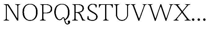 BT Circuit Thin Font UPPERCASE