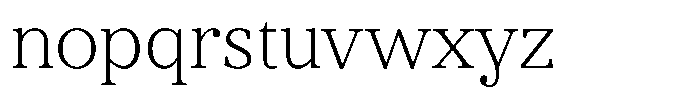 BT Circuit Thin Font LOWERCASE