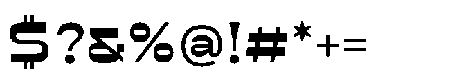 BT Elf50 Black Font OTHER CHARS