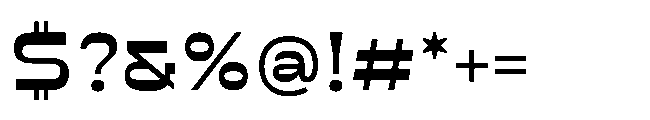 BT Elf50 Bold Font OTHER CHARS
