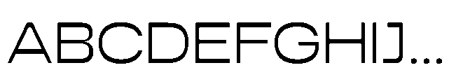 BT Elf50 Light Font UPPERCASE