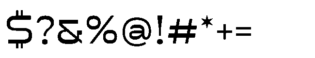 BT Elf50 Regular Font OTHER CHARS