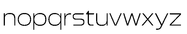 BT Elf50 Thin Font LOWERCASE