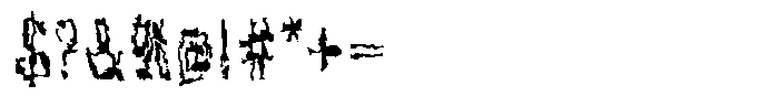 BT Flimmer Font OTHER CHARS