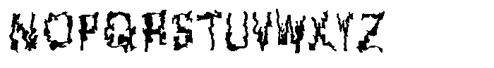 BT Flimmer Font UPPERCASE