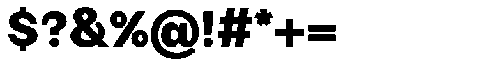 BT Giusto Black Font OTHER CHARS