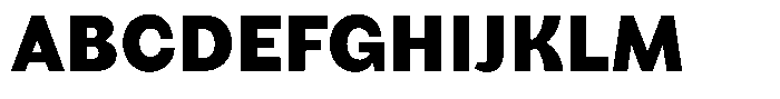 BT Giusto Black Font UPPERCASE