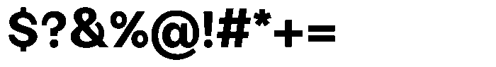 BT Giusto Bold Font OTHER CHARS