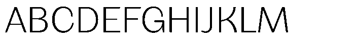 BT Giusto Light Font UPPERCASE