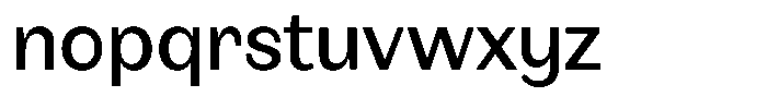 BT Giusto Medium Font LOWERCASE