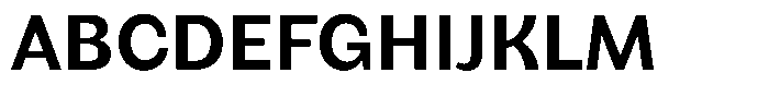 BT Giusto Semi Bold Font UPPERCASE