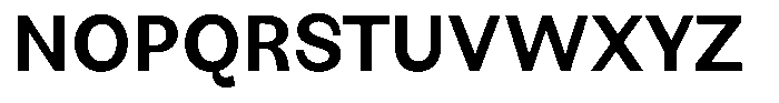 BT Giusto Semi Bold Font UPPERCASE