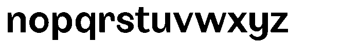 BT Giusto Semi Bold Font LOWERCASE