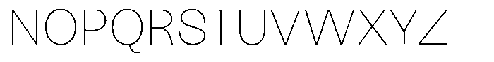 BT Giusto Thin Font UPPERCASE