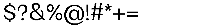 BT Giusto Variable Font OTHER CHARS
