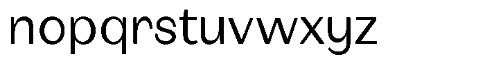 BT Giusto Variable Font LOWERCASE