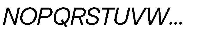 BT Grotesk Italic Font UPPERCASE