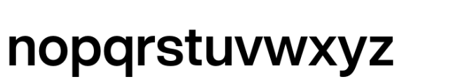 BT Grotesk Semi Bold Font LOWERCASE