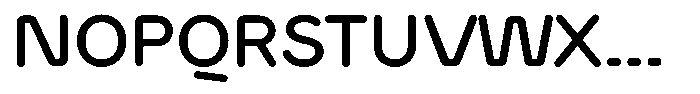 BT Kommod Font UPPERCASE