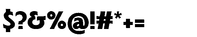 BT Lucent Black Font OTHER CHARS