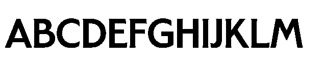 BT Lucent Bold Font UPPERCASE