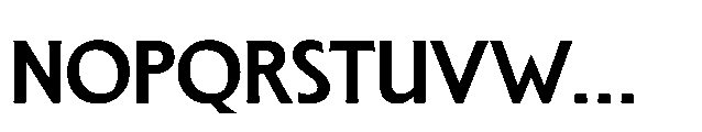 BT Lucent Bold Font UPPERCASE