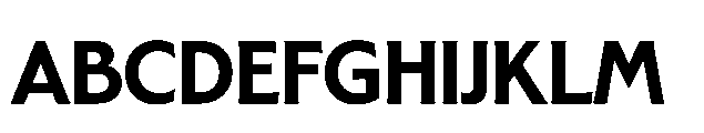 BT Lucent Extra Bold Font UPPERCASE