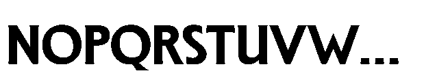 BT Lucent Extra Bold Font UPPERCASE