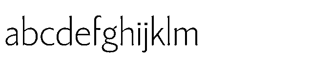 BT Lucent Extra Light FONT