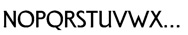 BT Lucent Medium Font UPPERCASE