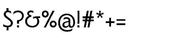 BT Lucent Regular Font OTHER CHARS