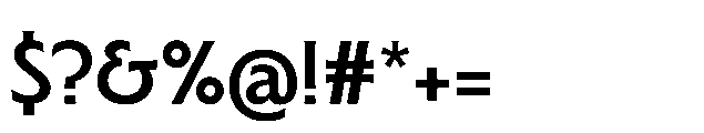 BT Lucent Semi Bold Font OTHER CHARS