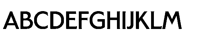BT Lucent Semi Bold Font UPPERCASE