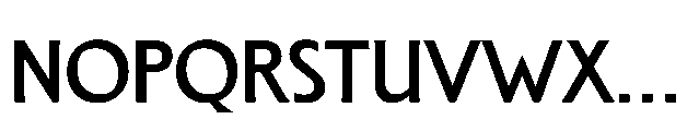 BT Lucent Semi Bold Font UPPERCASE