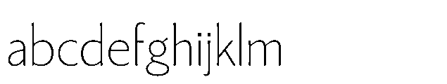 BT Lucent Thin FONT