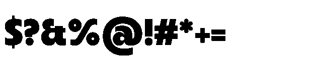 BT Oateria Black Font OTHER CHARS