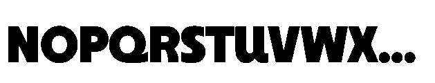 BT Oateria Black Font UPPERCASE